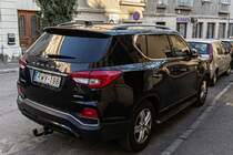Rückansicht: SsangYong Rexton II. Foto: April, 2022.