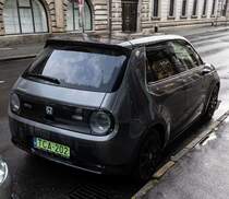 Rückansicht: Honda E. Foto: 04.2022.