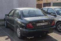 Rückansicht: Lancia Lybra Sedan. Foto: 04.2022.