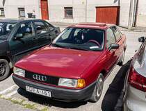 Diesen Audi 80 (B3) habe ich in April, 2022 gesehen.