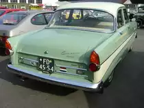 Heckansicht eines Ford Consul Mark2 deLuxe 204E Saloon. 9. Ford-Classic-Event an Mo´s Bikertreff in Krefeld am 03.09.2023.