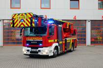 Feuerwehr Schwetzingen MAN TGM DL(A)K 23/12 (Florian Schwetzingen 33) am 26.08.23 bei einen Fototermin. Danke für das tolle Shooting