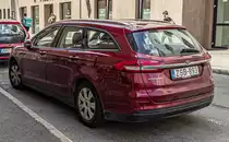 Rückansicht: Ford Mondeo Turnier, vierte Generation. Foto: Mai, 2022.