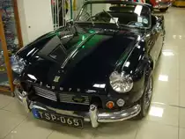Triumph Spitfire MK3, wie er von 1967 bis 1970 produziert wurde. Der zweisitzige Sportwagen Spitfire wurde bereits im Jahr 1962 vorgestellt und mit etlichen Facelifts bis August 1980 produziert. Der MK3 hat einen Vierzylinderreihenmotor, der aus einem Hubraum von 1296 cm³ 75 PS leistet. Der gezeigte  Spitfire  wurde im Jahr 1967 gebaut. The Malta Classic Car Collection in Saint Paul´s Bay am 09.09.2023.