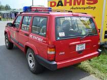 Jeep Cherokee des USAG Grafenwhr Fire Department.
Aufgenommen am 3.8.2007.