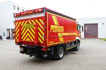 Feuerwehr Schwetzingen MAN TGM GW-Transport (Florian Schwetzingen 74) am 26.08.23 bei einen Fototermin. Danke für das tolle Shooting