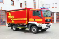 Feuerwehr Schwetzingen MAN TGM GW-Transport (Florian Schwetzingen 74) am 26.08.23 bei einen Fototermin. Danke für das tolle Shooting
