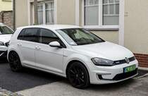 VW e-Golf auf Basis VW Golf VII. Foto> Mai, 2022.