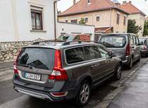 Rückansicht: Volvo XC70. Foto: Mai, 2022.