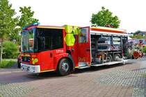 MERCK Werkfeuerwehr Mercedes Benz Econic Magirus HTLF 50/30-10 (Florian Merck 32/23-02) am 03.09.23 in Eppertshausen bei der 125 Jahre Feier