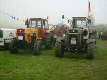 beide fortschritt gemeinsamm im Bild. Der ZT303 und der ZT305 waren zu Gast beim Oldtimer- und traktorentreffen in Gr�nhain
