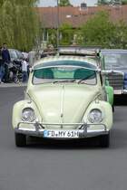 VW K�fer steht vor der Sonderaufgabe anl. der DMV Classic-Tour 2009 des MSC Fulda am 07. Juni 2009
