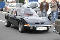 Opel GT steht vor der Sonderaufgabe anl. der DMV Classic-Tour 2009 des MSC Fulda am 07. Juni 2009