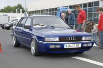 Audi steht an der Sonderaufgabe anl. der DMV Classic-Tour 2009 des MSC Fulda am 07. Juni 2009