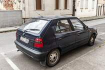 Rückansicht / Seitenansicht: Skoda Felicia. Foto: 07.2022.