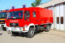 FF Ludwigshafen MAN GW-Dekon am 24.09.23 beim Tag der offenen Tür an der Wache Nord