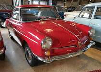 =NSU Sport Prinz, Bauzeit 1959 - 1967, 2-Zyl.-Viertaktmotor mit 583/598, 30 PS, präsentiert vom Zylinderhaus in Bernkastel-Kues, 04-2023