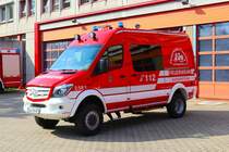 BF Ludwigshafen Mercedes Benz Sprinter GW-Wasserrettung am 24.09.23 beim Tag der offenen Tür an der Wache Nord