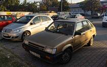 Diesen Toyota Tercel Mk2 in der Farbe  light Brown  habe ich in August, 2023 gesehen