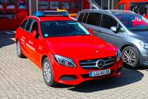 Werkfeuerwehr Abbvie Ludwigshafen Mercedes Benz C-Klasse KdoW 11/1 am 24.09.23 beim Tag der offenen Tür der Berufsfeuerwehr