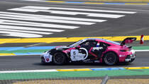 Porsche 911 GT3 Cup (Typ 992) Hubraum: 3.996 cm³ Leistung: 375 kW (510 PS). Fahrer: Mathys JAUBERT. Porsche Carrera Cup Frankreich zum 100. Geburtstag der 24h LM, Training am 8.6.2023 
