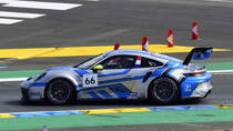 Porsche 911 GT3 Cup (Typ 992) Hubraum: 3.996 cm³ Leistung: 375 kW (510 PS). Fahrer: Gilles COLOMBANI. Porsche Carrera Cup Frankreich zum 100. Geburtstag der 24h LM, Training am 8.6.2023