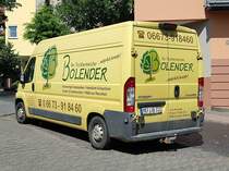 =Citroen Jumper der Tischlerei BOLENDER steht im Juni 2023 in Hünfeld