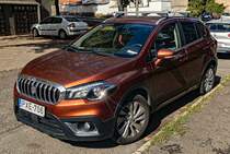 Suzuki S-Cross in der Farbe Canyon Brown. Foto: August, 2022.