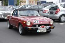 Fiat 124 Spider unterwegs anl. der DMV-ClassicTour  Rund um Fulda  des MSC Fulda am 07.06.2009
