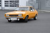 Ford Capri rollt zur Sonderaufgabe anl. der DMV Classic-Tour 2009 des MSC Fulda am 07. Juni 2009
