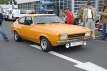 Ford Capri absolviert die Sonderaufgabe anl. der DMV Classic-Tour 2009 des MSC Fulda am 07. Juni 2009