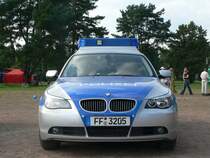 Polizeiauto aus Frankfurt (Oder), in Strausberg am 4.8.2007
