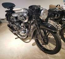 =DKW SB 200 A, Bauzeit 1936 - 1938, 1 Zyl., 190 ccm, 7 PS, präsentiert vom Zylinderhaus in Bernkastel-Kues, 04-2023