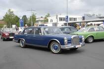 Mercedes Benz 600 rollt zur Sonderaufgabe anl. der DMV-ClassicTour  Rund um Fulda  des MSC Fulda am 07.06.2009 