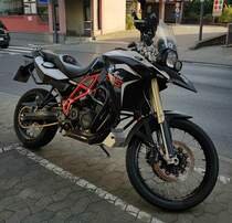 =BMW F800 steht im Juli 2023 in Hünfeld