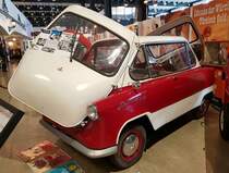 =Zündapp Janus 250, Bauzeit 1957 - 1958, 1 Zyl., 248 ccm, 14 PS, präsentiert vom Zylinderhaus in Bernkastel-Kues, 04-2023