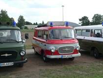 Feuerwehr-Barkas. Dies drfte allerdings ein Nach-Wende-Farbkleid sein. 4.8.2007, Strausberg