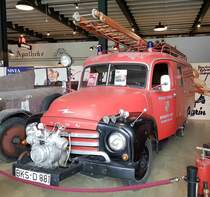 =Opel Blitz Löschfahrzeug, Bj. 1958, präsentiert vom Zylinderhaus in Bernkastel-Kues, 04-2023