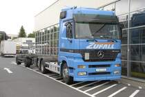 MB Actros 2546 der Spedition ZUFALL steht am 07.06.2009 auf dem Betriebshof der Mercedes-Benz-Niederlassung Fulda