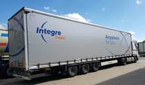 =DAF XF-Sattelzug aus Litauen von INTEGRE TRANS rastet an der A 7, 08-2023