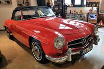 =MB 190 SL, ausgestellt im Zylinderhaus in Bernkastel-Kues, 04-2023