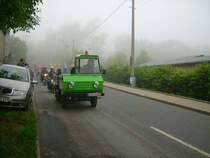 Multicar M24 mit Einzelkabine beim Korso duch Gr�nhain anl�sslich des 5. Oldtimer und Traktorentreffen des ADMV