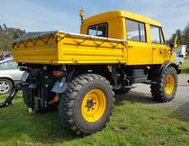 =Unimog 416, Bj. 1968, 5,7 l, 80 PS, steht bei der Oldtimerveranstaltung in Frankenberg/Eder im Mai 2023