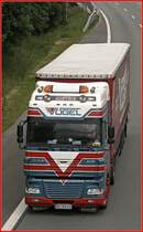 DAF XF95.480(?) von V�GEL TRANSPORTE aus Bludesch. (03.06.2009)