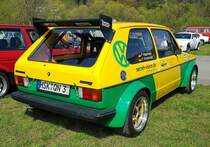 =VW Golf I, gesehen bei der Oldtimerveranstaltung in Frankenberg/Eder im Mai 2023
