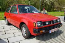 =Mitsubishi Colt, gesehen bei der Oldtimerveranstaltung in Frankenberg/Eder im Mai 2023