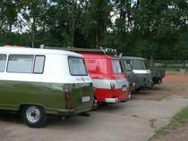 diverse Einsatzfahrzeuge von hinten. 4.8.2007, Strausberg