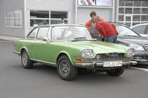 Glas 3000 V8 steht an der Anmeldung zur Sonderaufgabe anl. der DMV-ClassicTour  Rund um Fulda  des MSC Fulda am 07.06.2009 