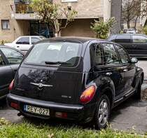 Rückansicht: Chrysler PT Cruiser. FOto: 12.2022.
