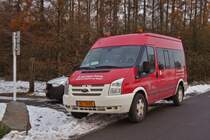 Ford Transit der Gemeinde „Parc Housen“ aufgenommen 12.2023.